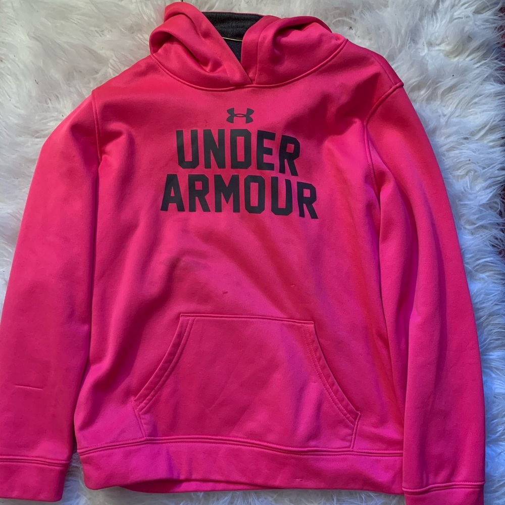 Hot pink Under Armor Sweatshirt